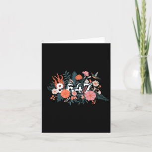 Carte Anti Trump 8647 Floral Resist 86 47 Empêchez Trump