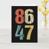 Carte Anti-Trump - 86 47 I (Fleur jaune)