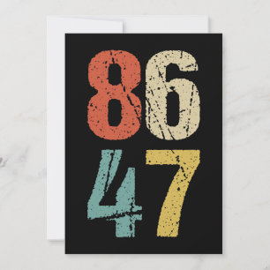 Carte Anti-Trump - 86 47 I