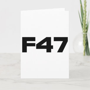 Carte Anti Trump F47 Collection Bold Resist Project 2025