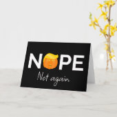 Carte Anti-Trump - Non, pas encore Édition Halloween I (Fleur jaune)