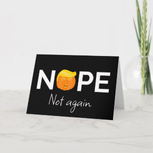 Carte Anti-Trump - Non, pas encore Édition Halloween I