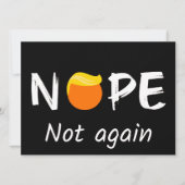 Carte Anti-Trump - Non, pas encore Halloween Edition I (Devant)