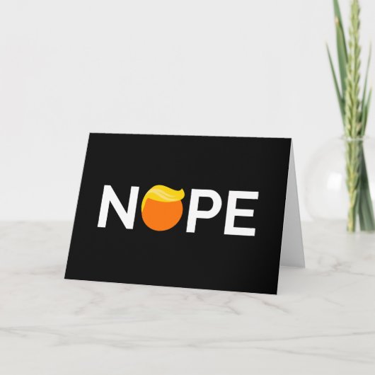 Carte Anti-Trump - Nope Edition (Devant)