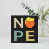 Carte Anti-Trump - Nope Edition III (Debout devant)