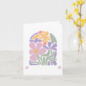 Carte Anti-Trump subtil (Fleur jaune)