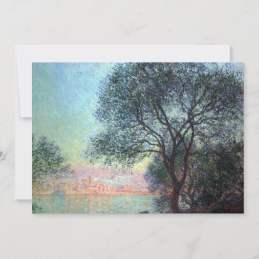 Carte Antibes le matin par Claude Monet (Devant)