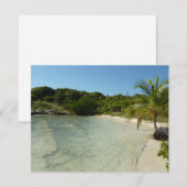 Carte Antiguan Beach Beautiful Tropical Landscape (Devant / Derrière)