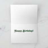 Carte Antilope d'Amérique A7 bébé (Intérieur)