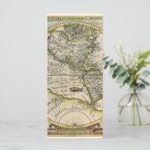 Carte antique, 1596, America Sive Novus Orbis (Debout devant)