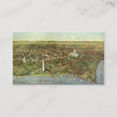 Carte antique avec une vue panoramique de Washingt (Dos)