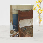 Carte Antique Bed (Fleur jaune)