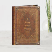 Carte Antique Book Wedding invite (personnalisable) (Devant)