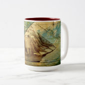 Carte Antique - Café-, Mug de Thé, Coupe (Devant droit)