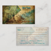 Carte antique - carte de visite (Devant / Derrière)