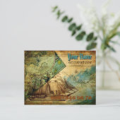 Carte Antique - Carte postale (Debout devant)