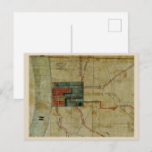 Carte antique de Baton Rouge Louisiana Area (Devant / Derrière)