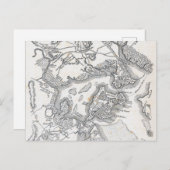 Carte antique de Boston | 1775-1776 (Devant / Derrière)