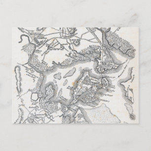 Carte antique de Boston   1775-1776