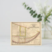 Carte antique de Cincinnati Ohio (Debout devant)
