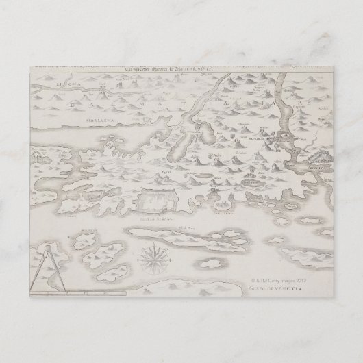Carte antique de Croatie (Devant)