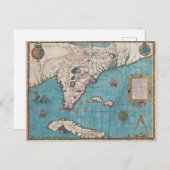 Carte antique de Floride et Cuba (Devant / Derrière)