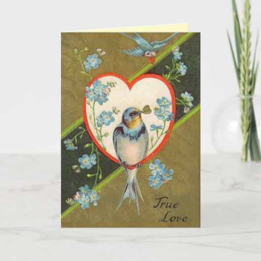 Carte antique de jour de Valentines (Devant)