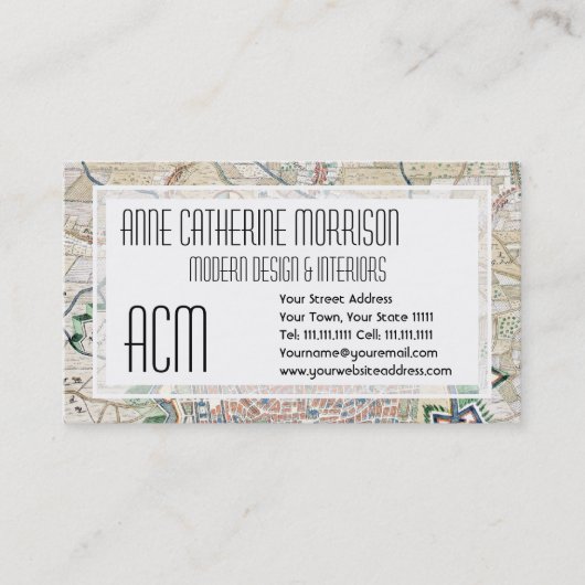 Carte antique de la cartographie d'Anvers (Devant)