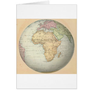 Carte antique de l'Afrique