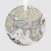 Carte antique de l'Asie | 1696 (dos)