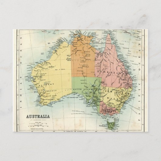Carte antique de l'Australie (Devant)