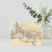 Carte antique de l'Empire romain (Debout devant)