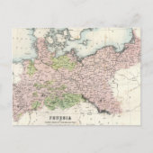 Carte antique de Prusse (Devant)