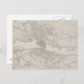 Carte antique de Stockholm, Suède (Devant / Derrière)