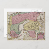 Carte antique de Suède 2 (Devant / Derrière)