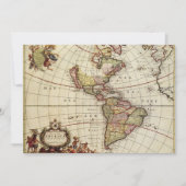 Carte antique des Amériques par Johannes De Ram (Devant)