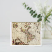 Carte antique des Amériques par Johannes De Ram (Debout devant)