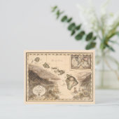 Carte antique des Sandwich Isles Hawaii 1700 (Debout devant)