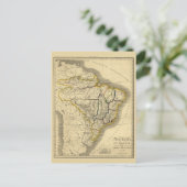 Carte antique du Brésil en 1821 (Debout devant)