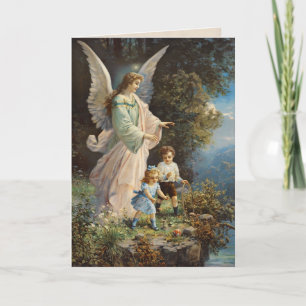 Carte Antique Guardian Angel