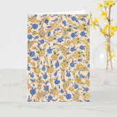 Carte Antique Oriental Sultan Design (Fleur jaune)