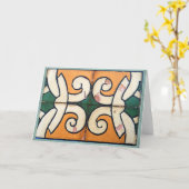 Carte Antique portuguese house tiles (Fleur jaune)