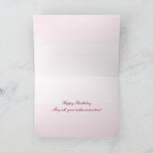 Carte Antique Rose (Intérieur)