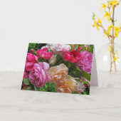 Carte Antique Rose (Fleur jaune)