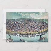 Carte antique Saint Louis Missouri Mississippi (Devant)