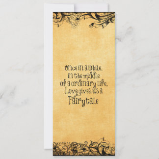 Carte Antique vintage avec Mariage de devis d'amour