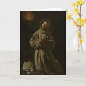 Carte Antoine de Padoue (Francisco de Zurbarán, 1627-30) (Fleur jaune)