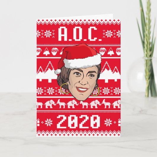 Carte AOC 2020 Noël laid (Devant)