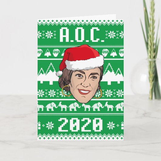 Carte AOC 2020 Noël moche (Devant)
