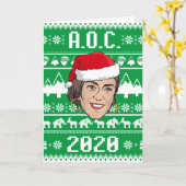 Carte AOC 2020 Noël moche (Fleur jaune)